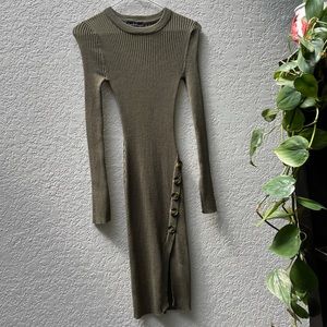Long Sleeved Sweater Dress